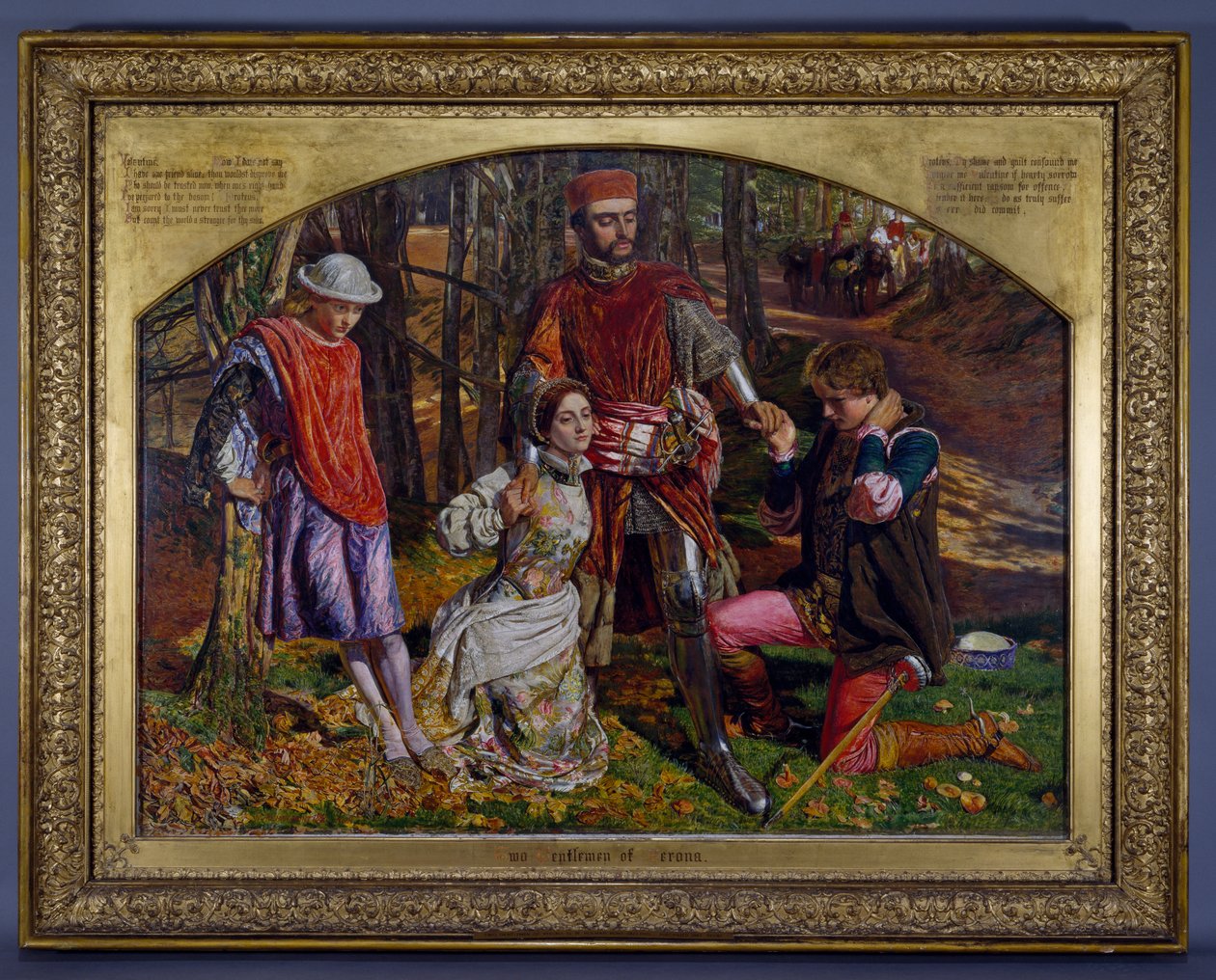 Valentine Rescuing Sylvia from Proteus by William Holman Hunt