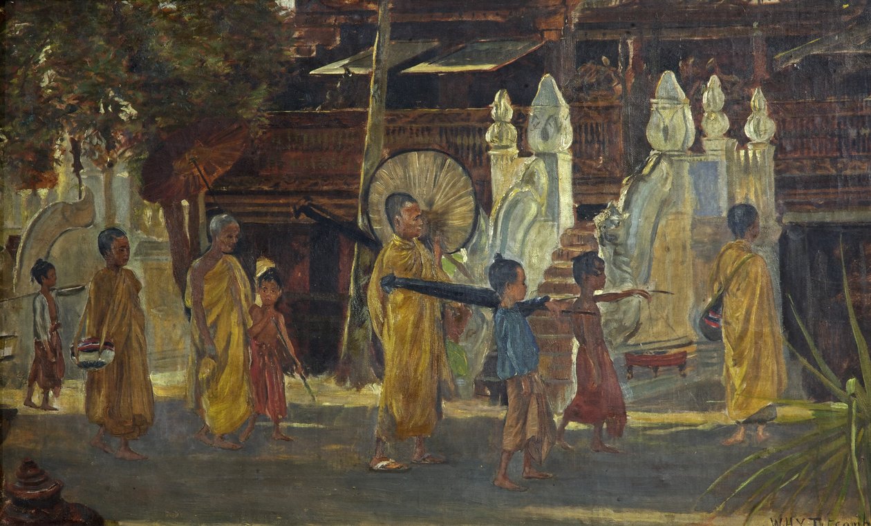 A Procession in Burma by William Holt Yates Titcomb