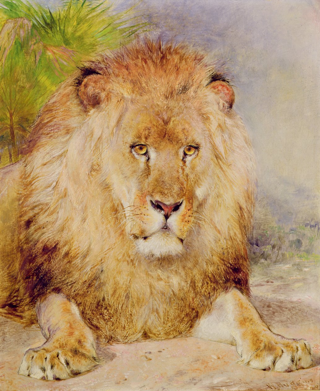 Lion by William Huggins
