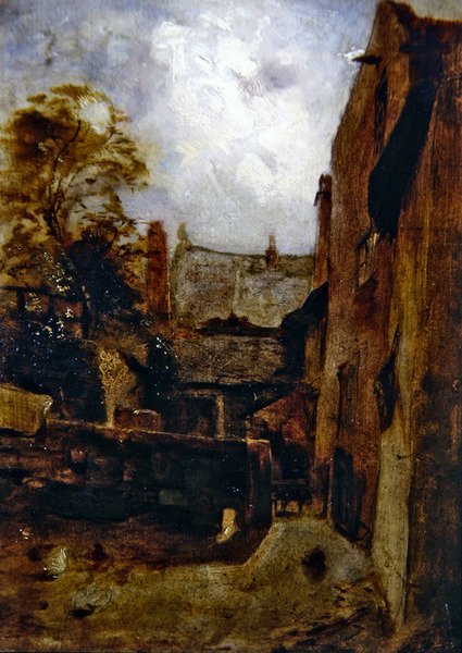 Sketch for Bidestone Farmhouse by William Huggins