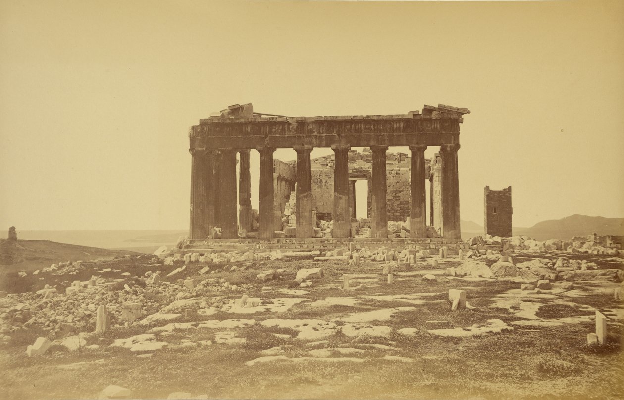 Parthenon, Eastern Face by William J. Stillman
