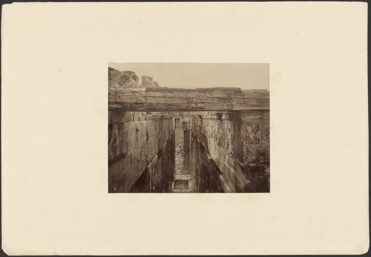 Western Portico of the Parthenon by William J. Stillman