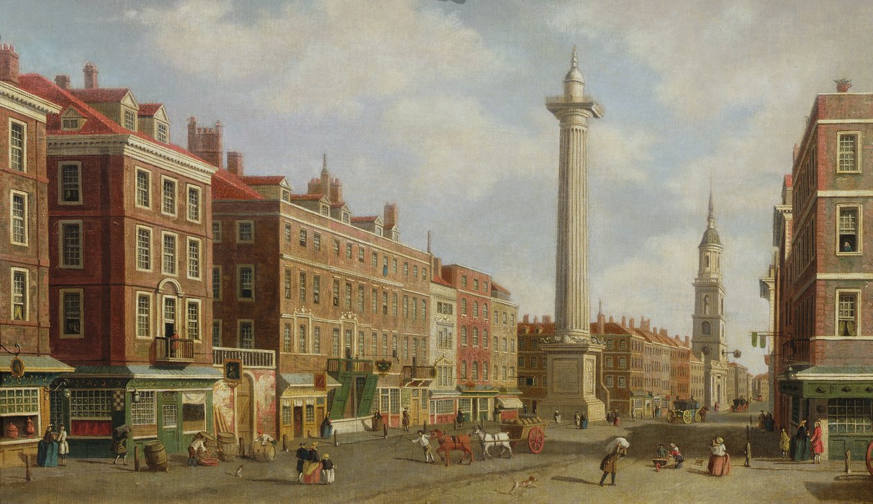 View of the Monument, c.1770 by William James
