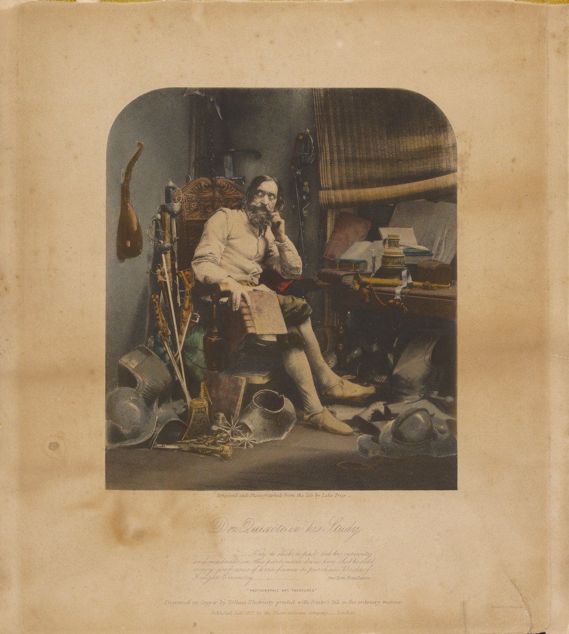 Don Quixote in His Study by William Lake Price