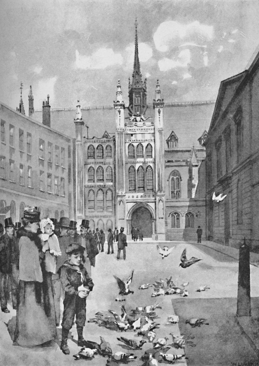 The Guildhall, Front Exit by William Luker