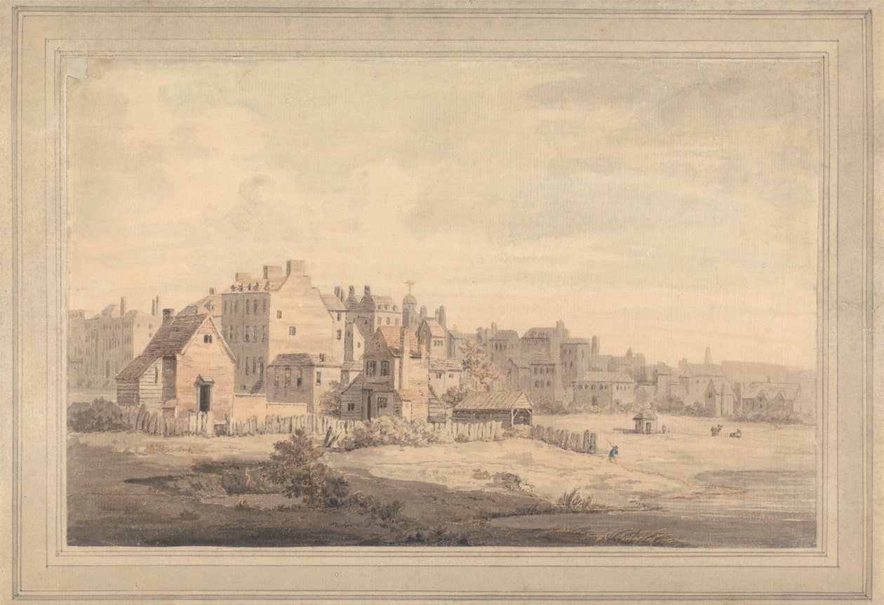 Houses by the Riverside by William Marlow