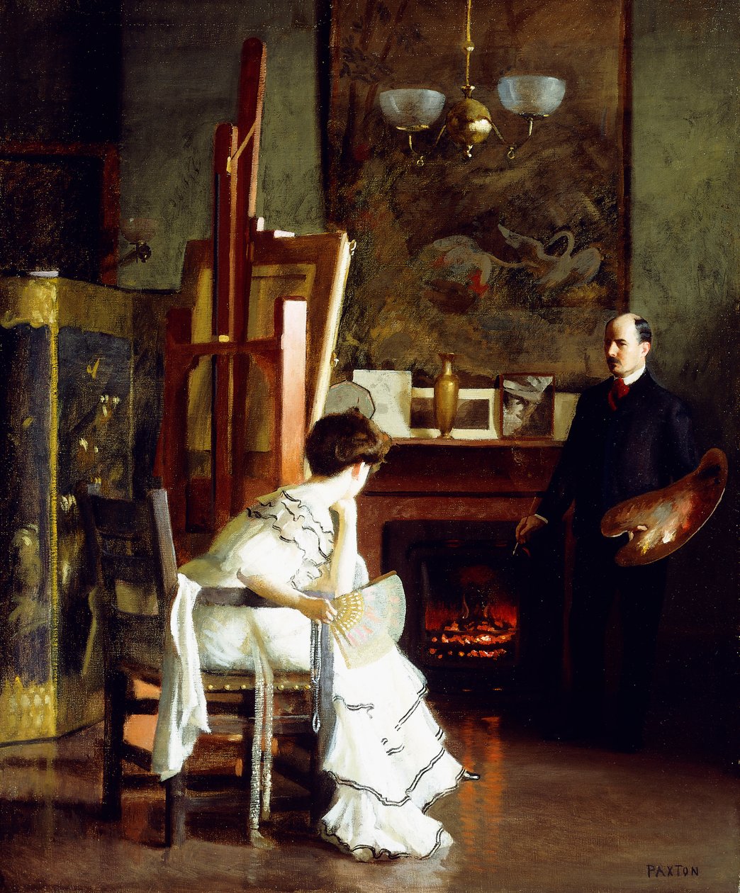 In the Studio by William McGregor Paxton