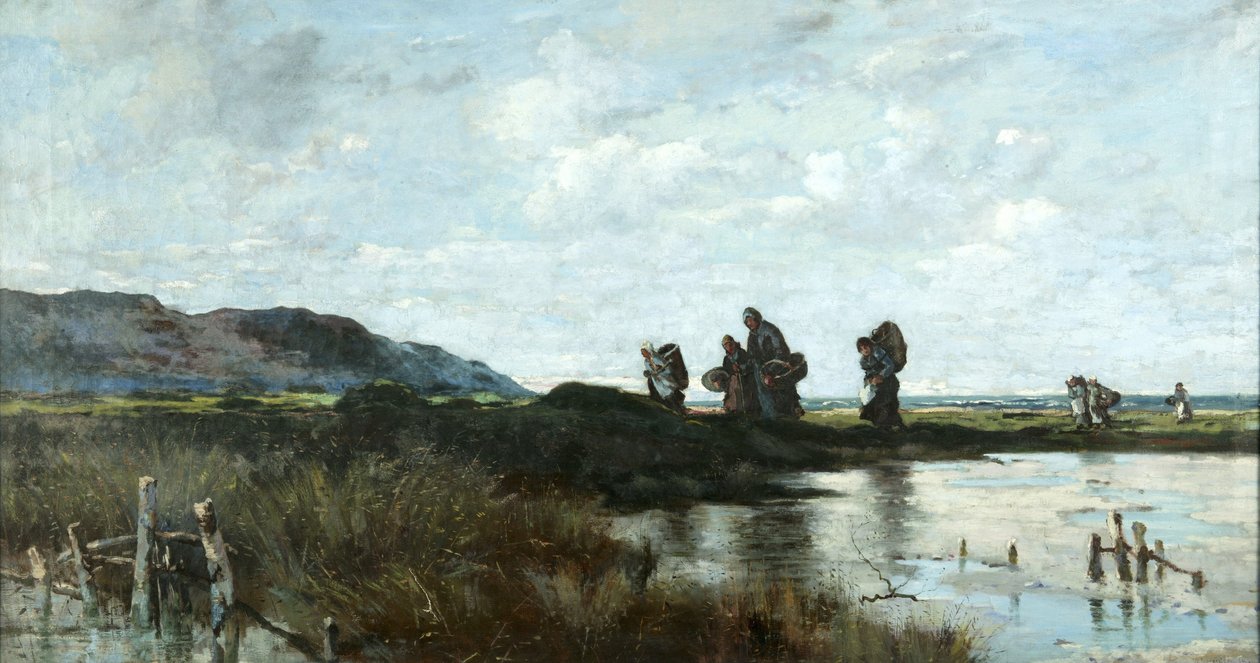 Homewards, Conway Marsh by William Meredith