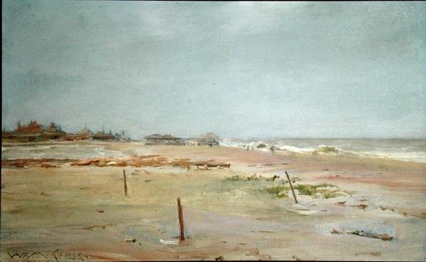 Beach Scene by William Merritt Chase