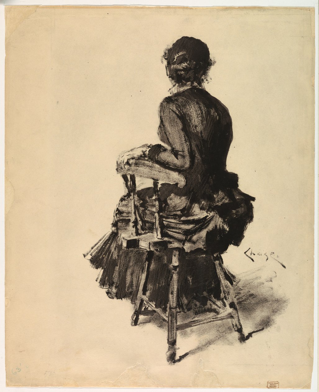 Woman Seated by William Merritt Chase