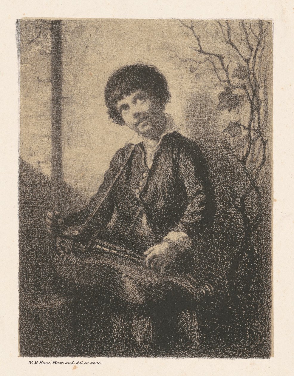 The Hurdy-Gurdy Boy by William Morris Hunt