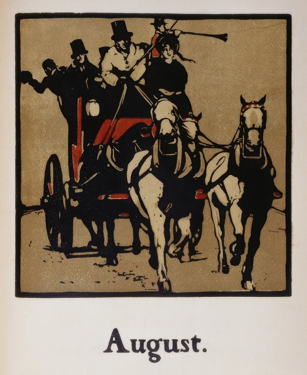 Carriage Ride (Diligence) by William Nicholson