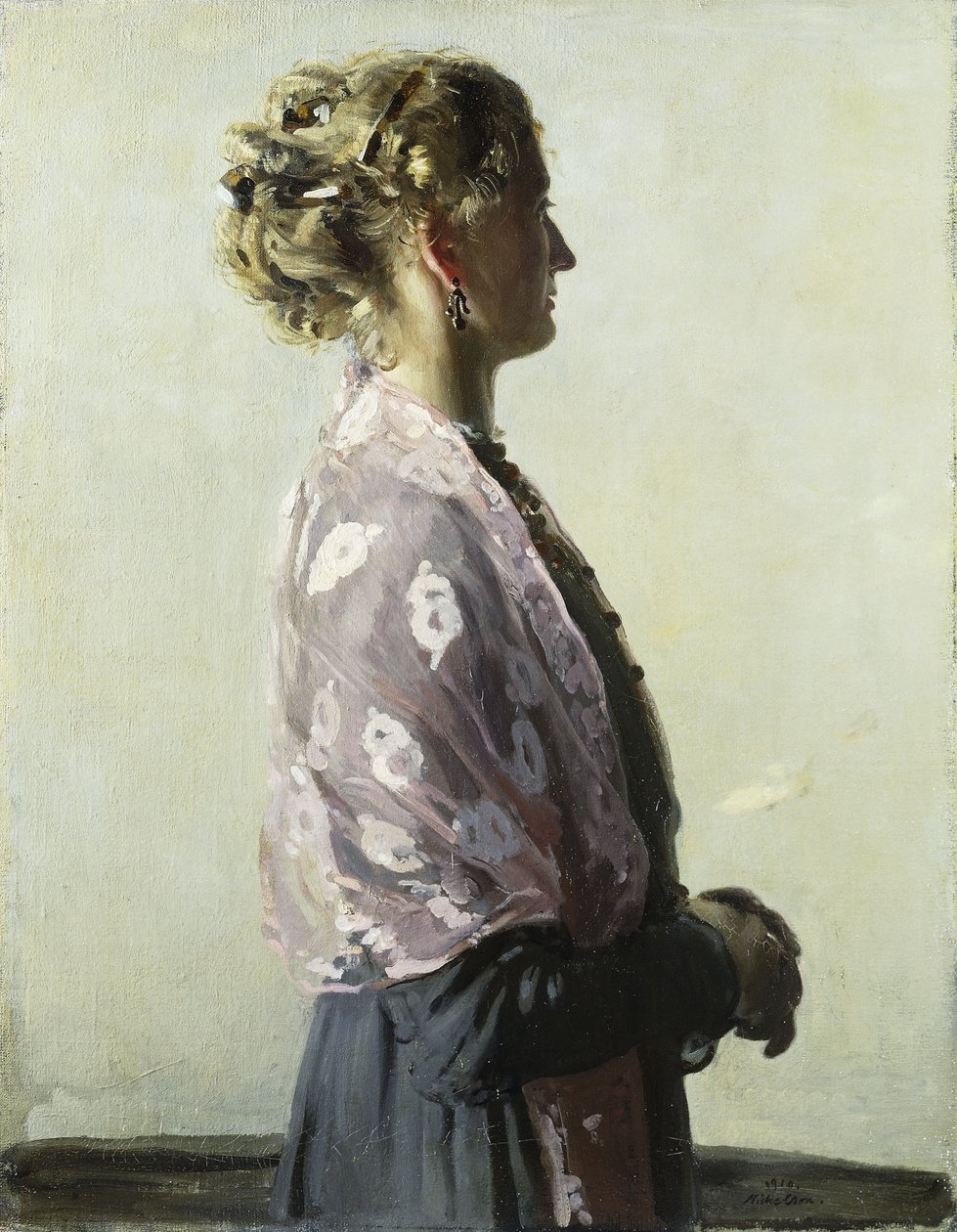 The Lady in Black by William Nicholson