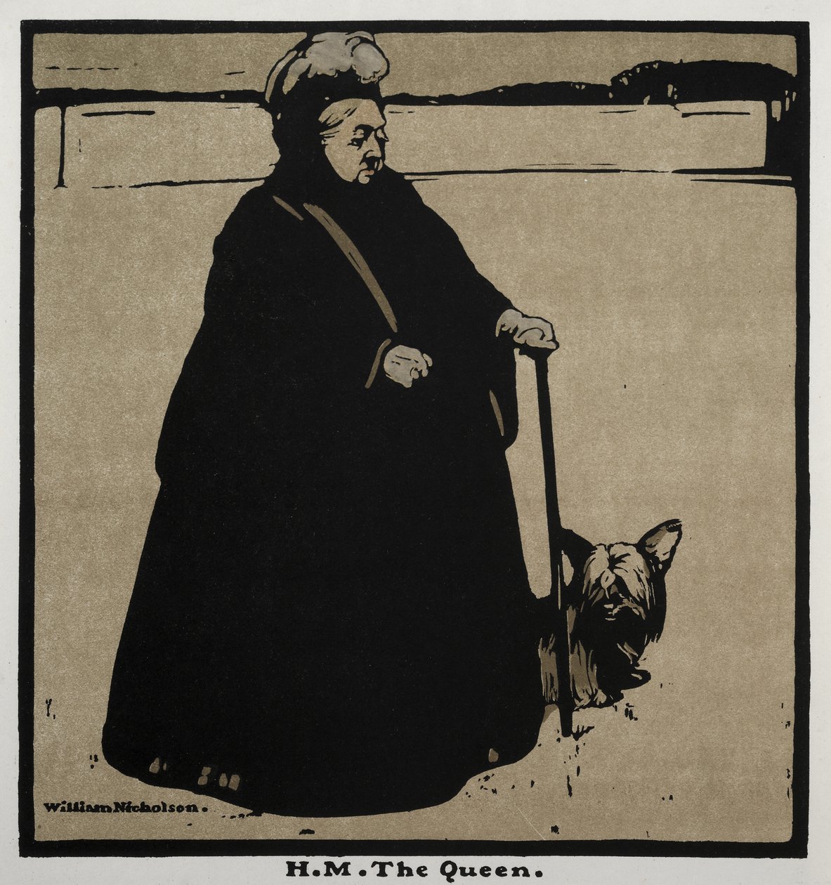 Twelve Portraits: H. M. the Queen by William Nicholson