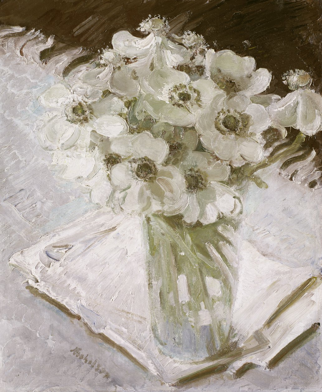 White Anemones by William Nicholson