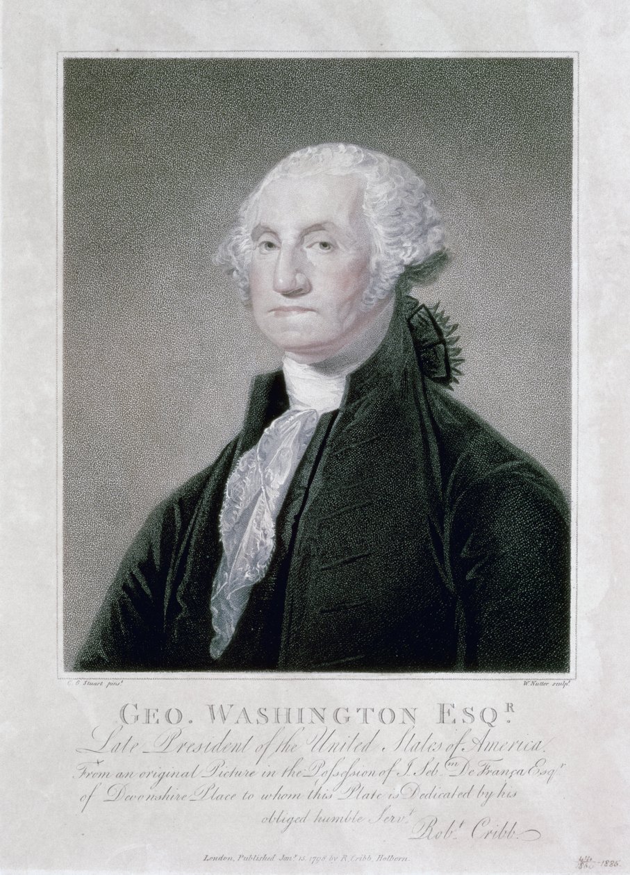 Portrait of George Washington by William Nutter