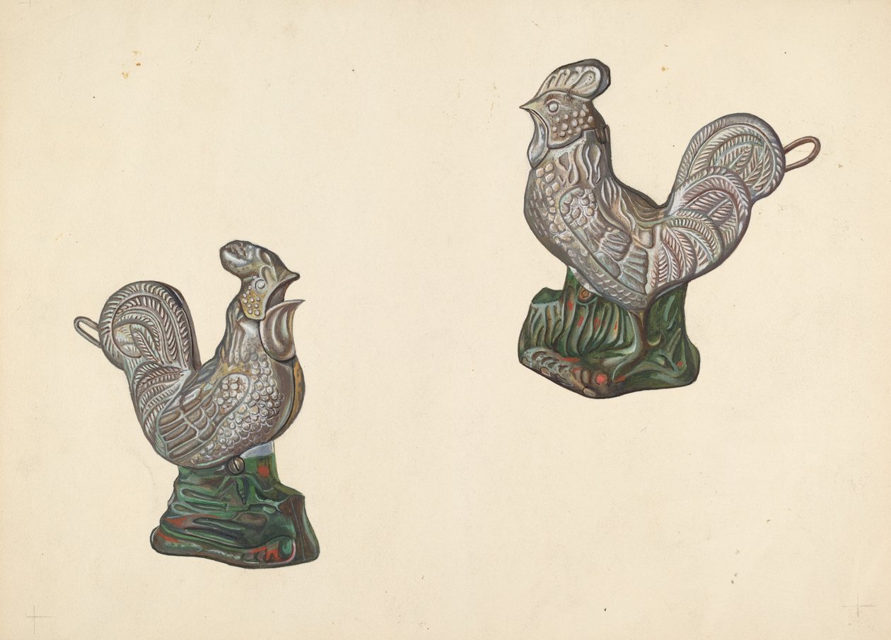 Rooster Coin Bank by William O. Fletcher
