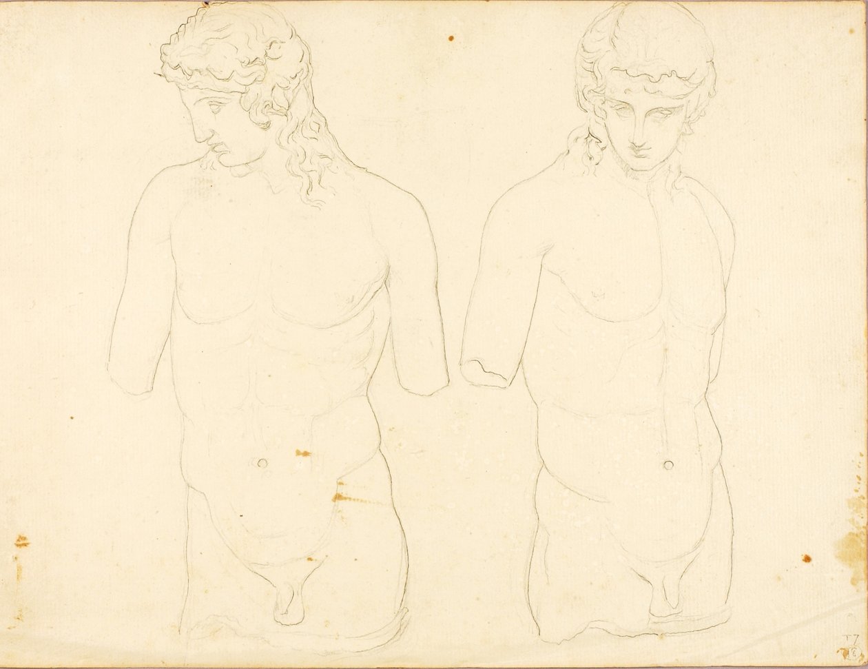 Eros (Vatican no. 250), two views by William Page