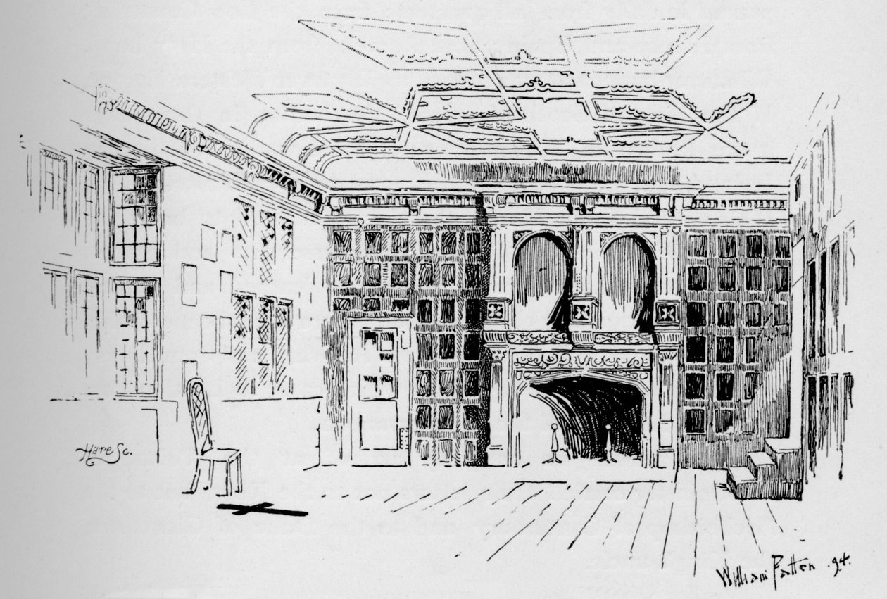 The Star Chamber. Demolished in 1834 by William Patten