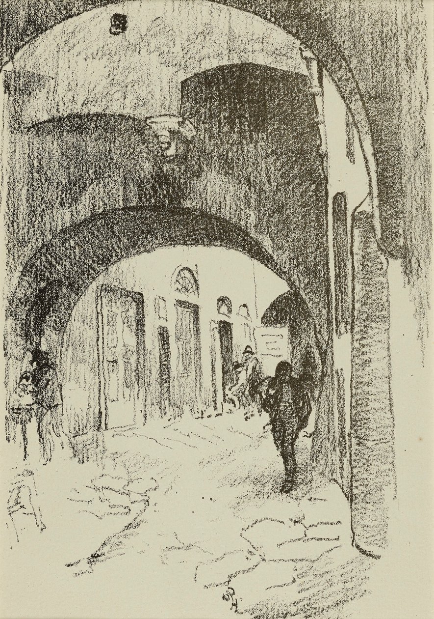 Arches, Via Strozzi by William Penhallow Henderson