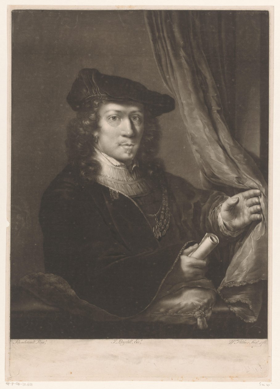 Portrait of an Unknown Man by William Pether