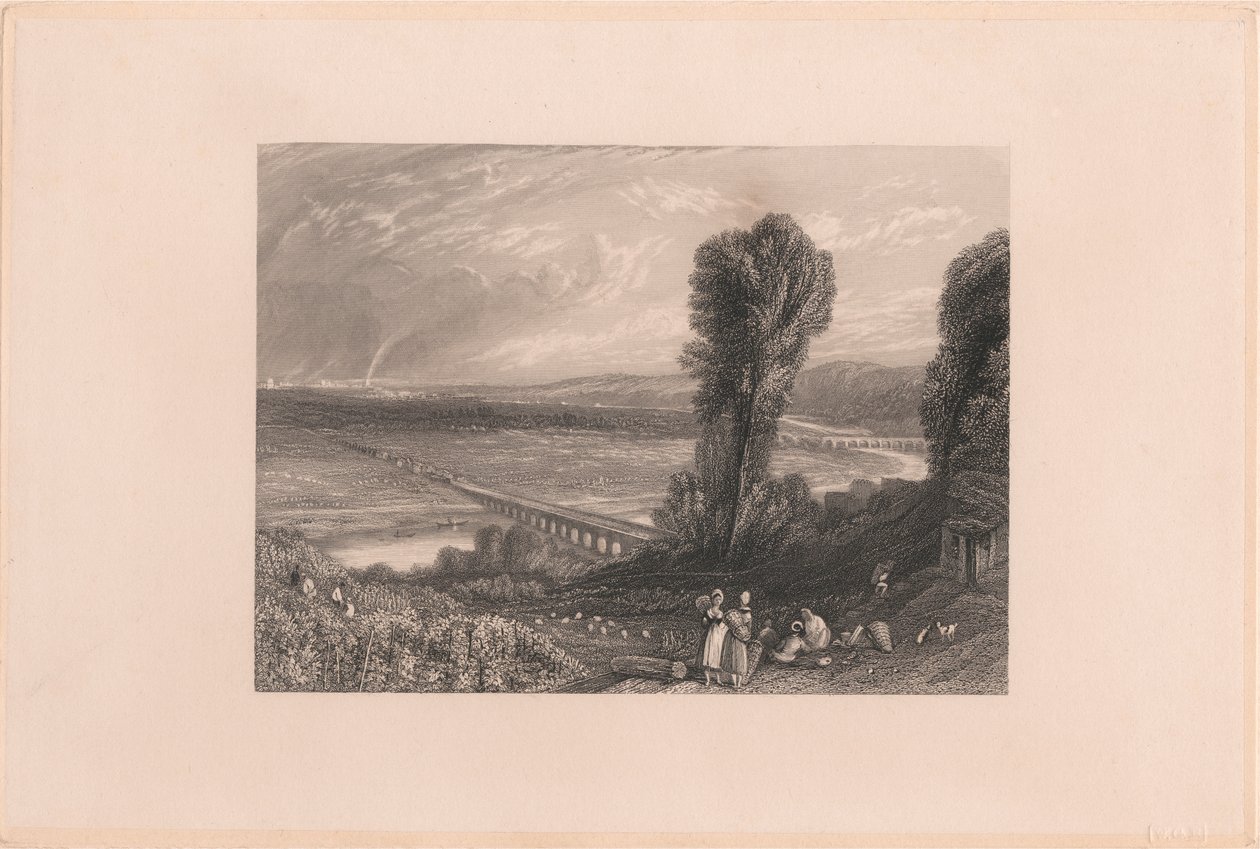Bridge of St. Cloud & Sevres by William Radclyffe