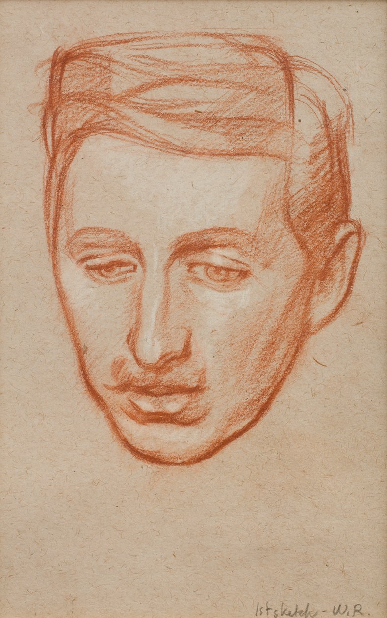 Portrait of E. M. Forster by William Rothenstein