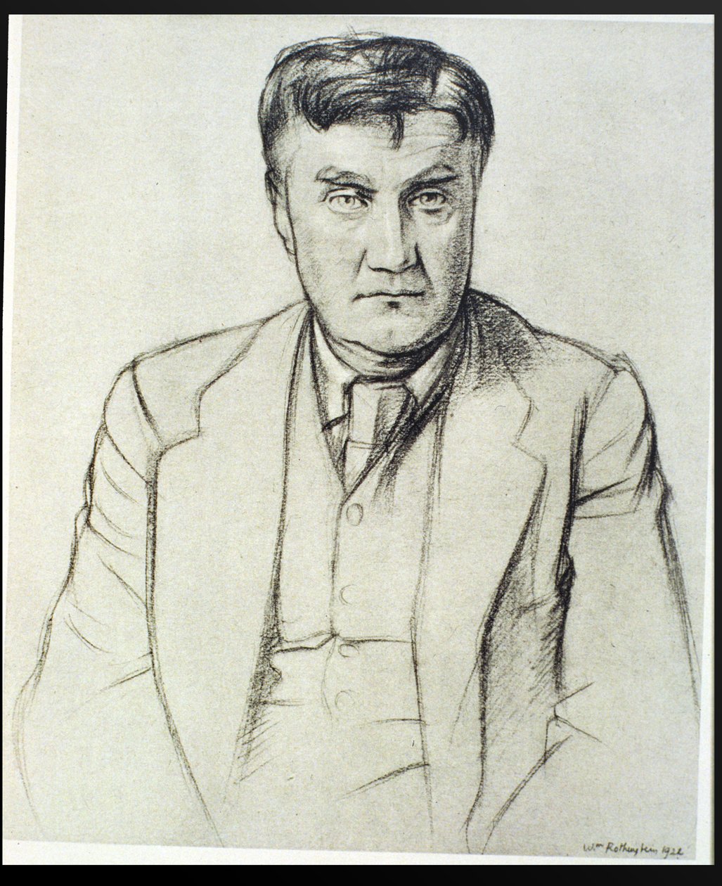Portrait of Ralph Vaughan Williams (1872-1958) by William Rothenstein