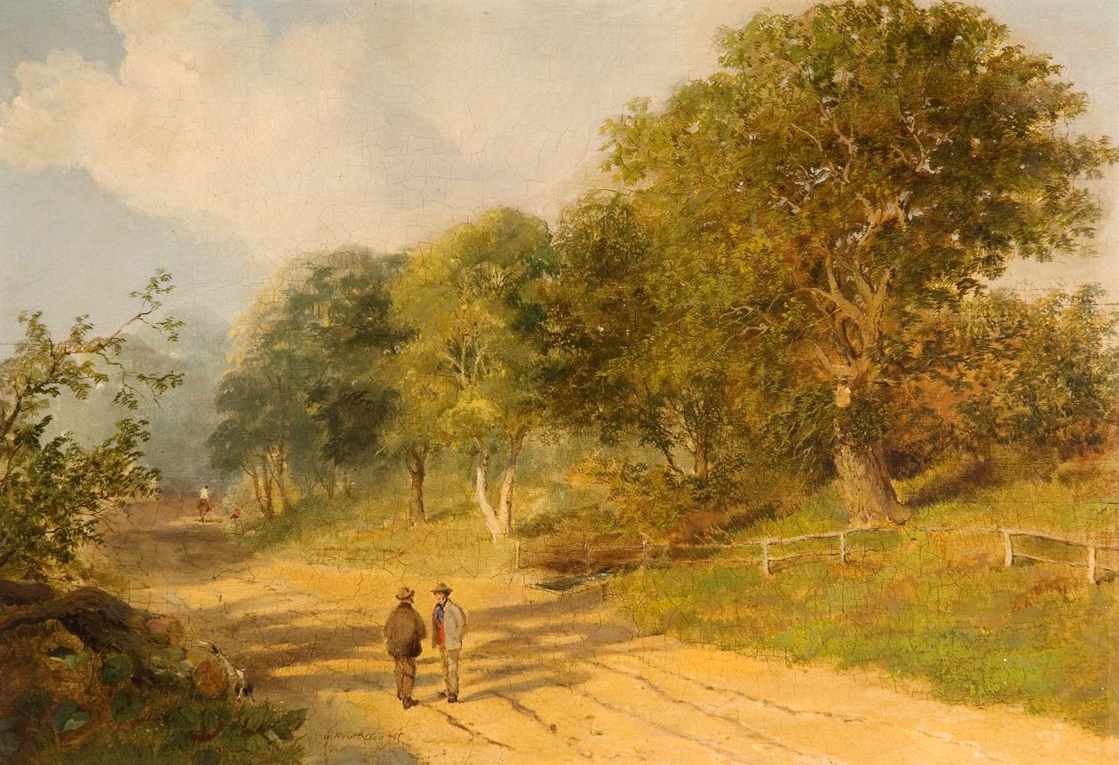 Road to Redheugh Hall by William Ryott