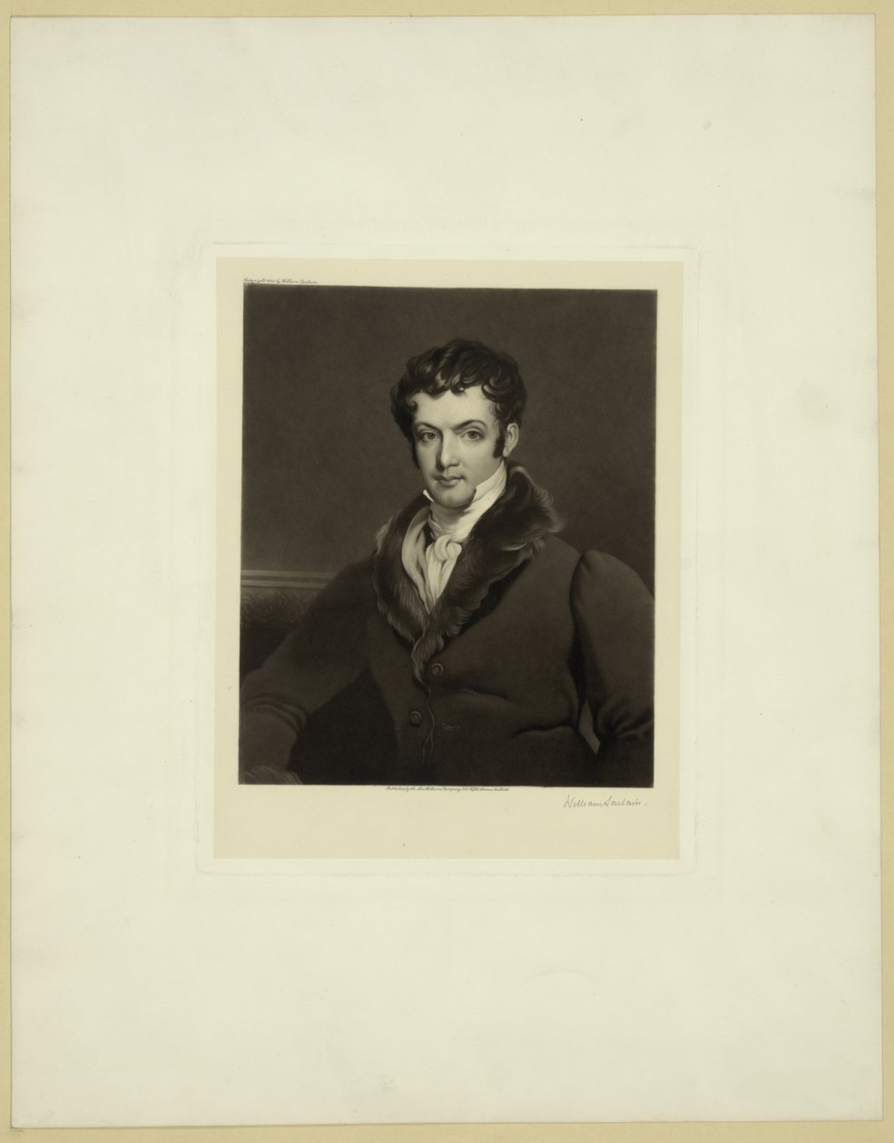 Portrait of Washington Irving by William Sartain