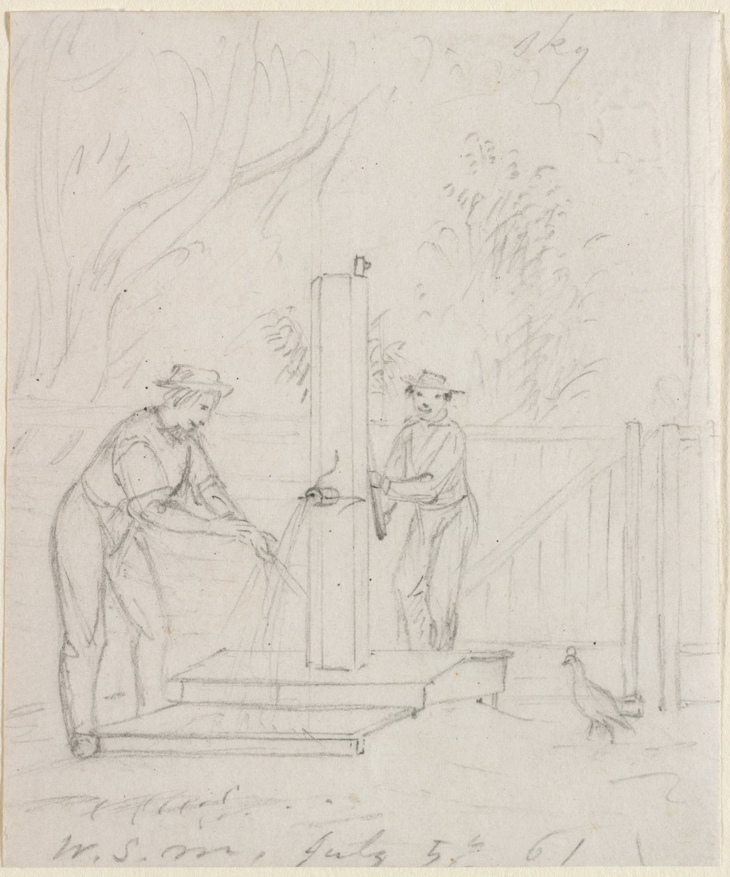At the Pump by William Sidney Mount