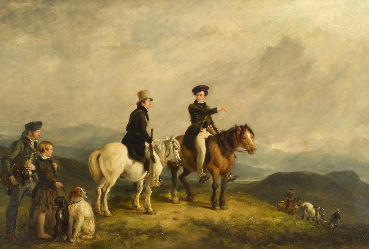 The 12th August at Badenoch by William Simson