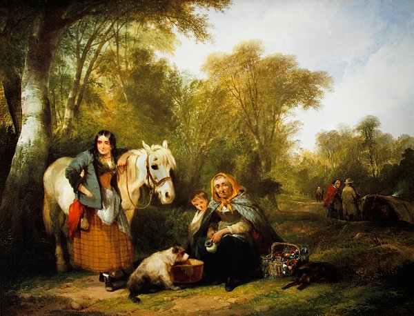Gypsy Encampment by William Snr. Shayer