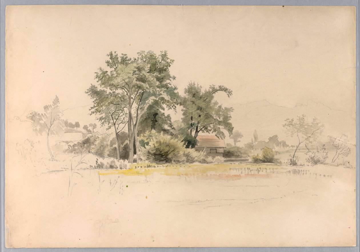 Study of Landscape, Switzerland by William Stanley Haseltine