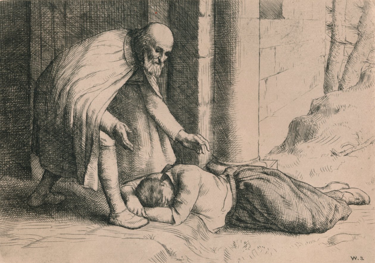 Mercy Swoons Before the Gate by William Strang