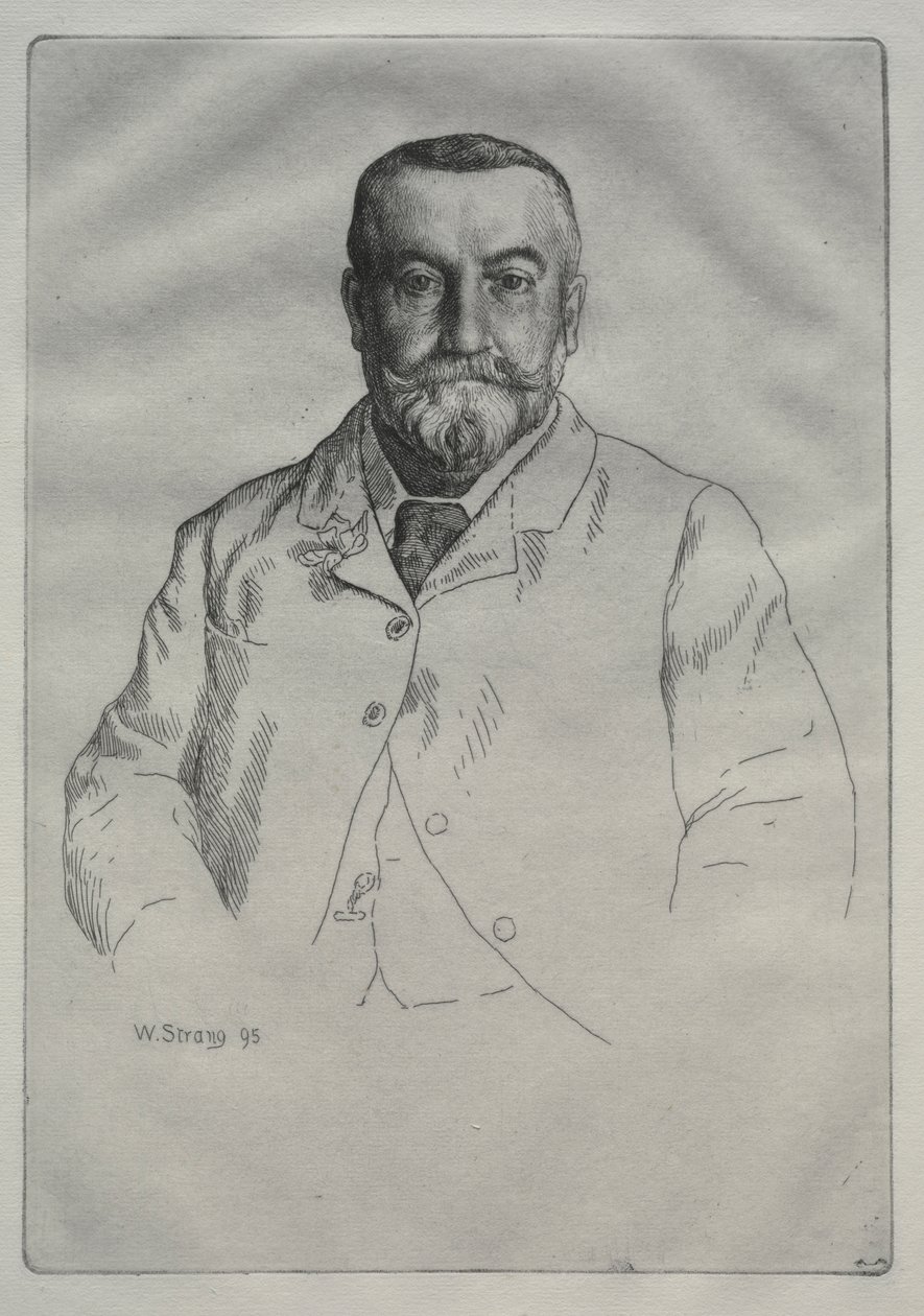 Portrait of H. Cock by William Strang