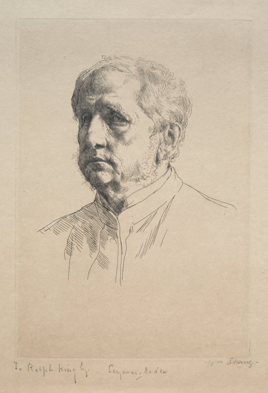 Sir Francis Seymour Haden by William Strang