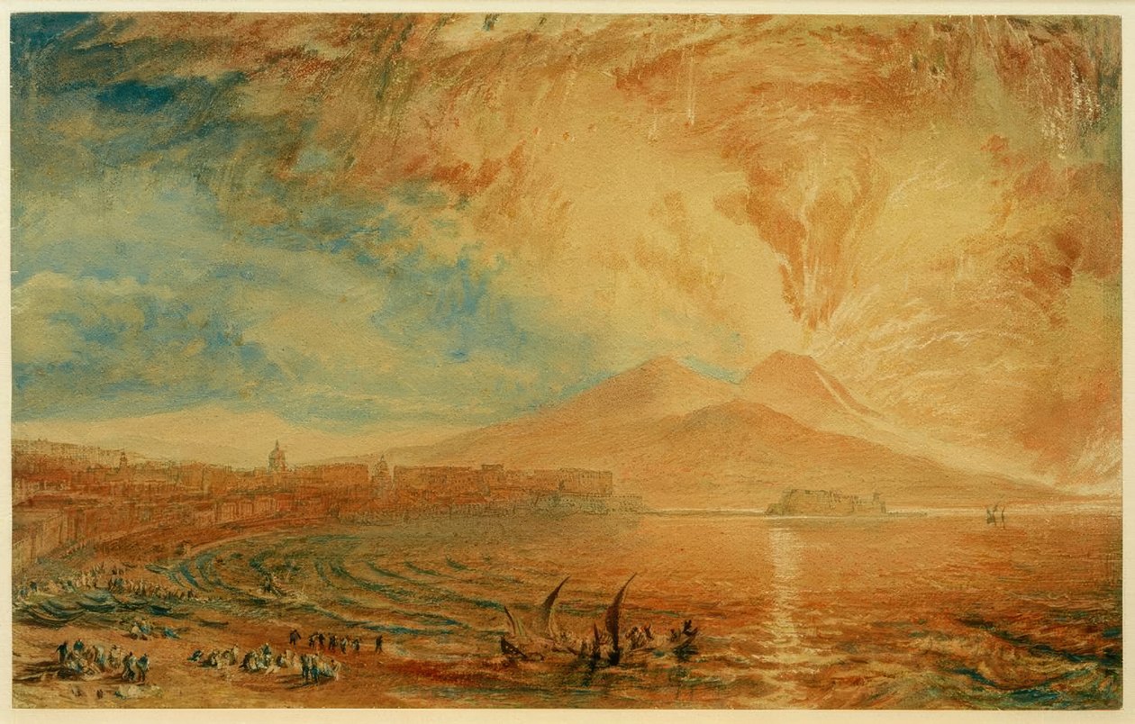 Bay of Naples (Vesuvius Angry) by Joseph Mallord William Turner
