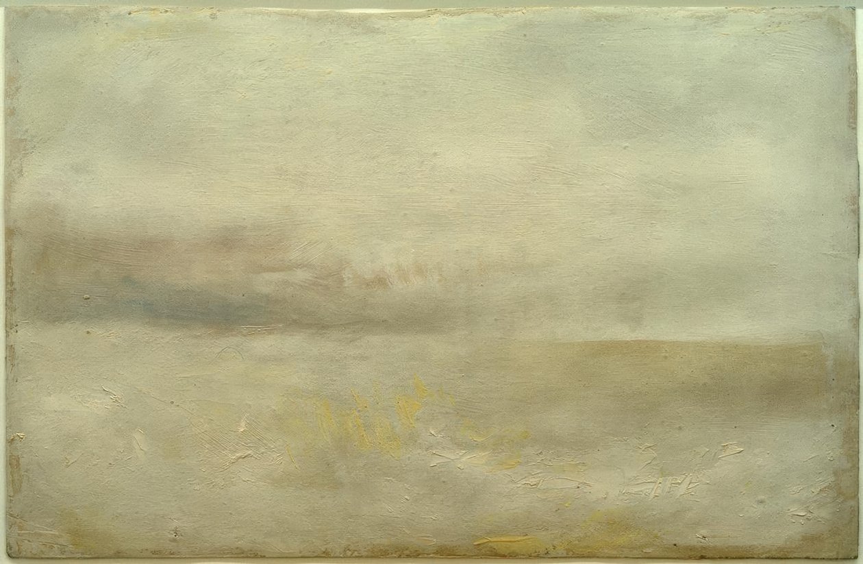 Calm Sea with Distant Grey Clouds(?) by Joseph Mallord William Turner