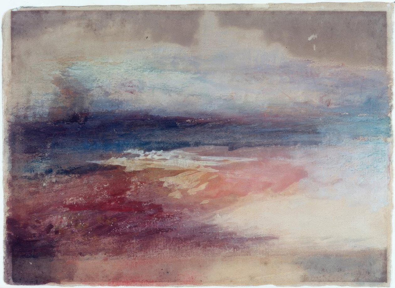 Coastal View at Sunset by Joseph Mallord William Turner
