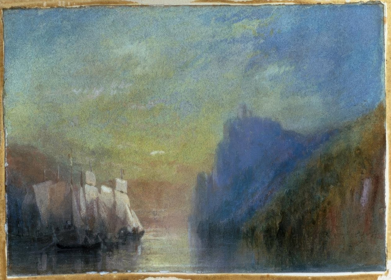 On the Rhine by Joseph Mallord William Turner