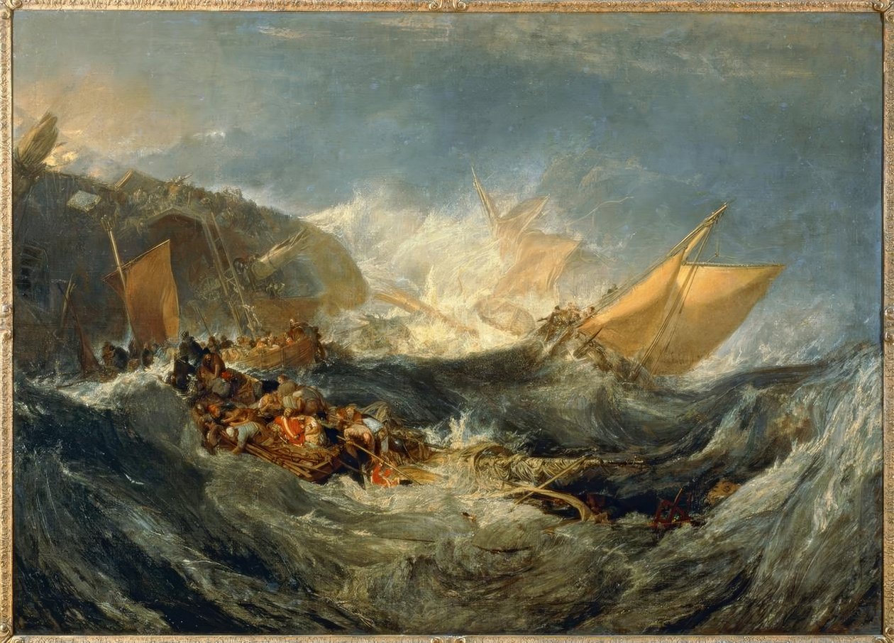 The Wreck of a Transport Ship by Joseph Mallord William Turner