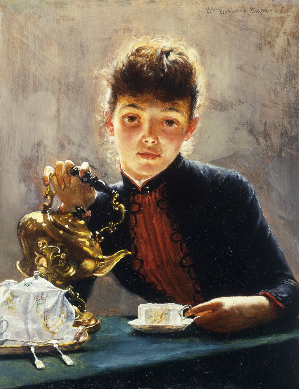 A Cup of Tea by William Verplanck Birney