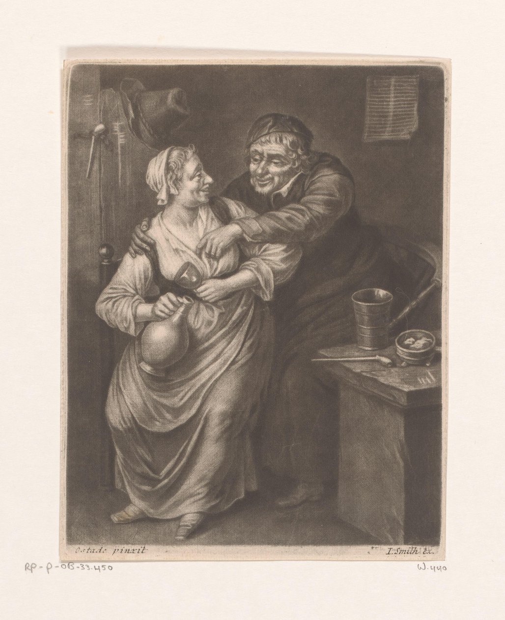 Tavern Interior with Drinking Man and Woman by William Vincent