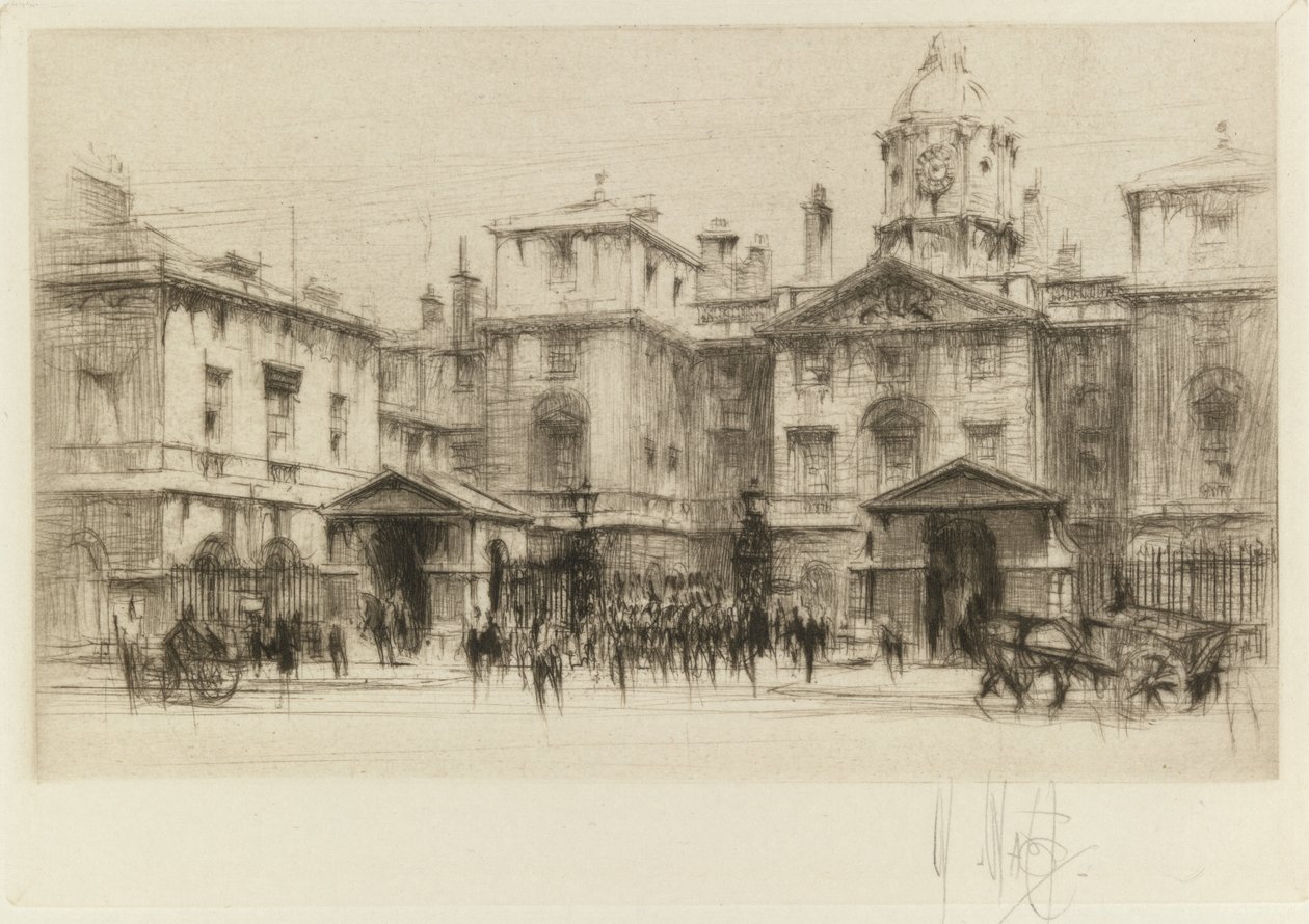 London Set: Horseguards by William Walcot