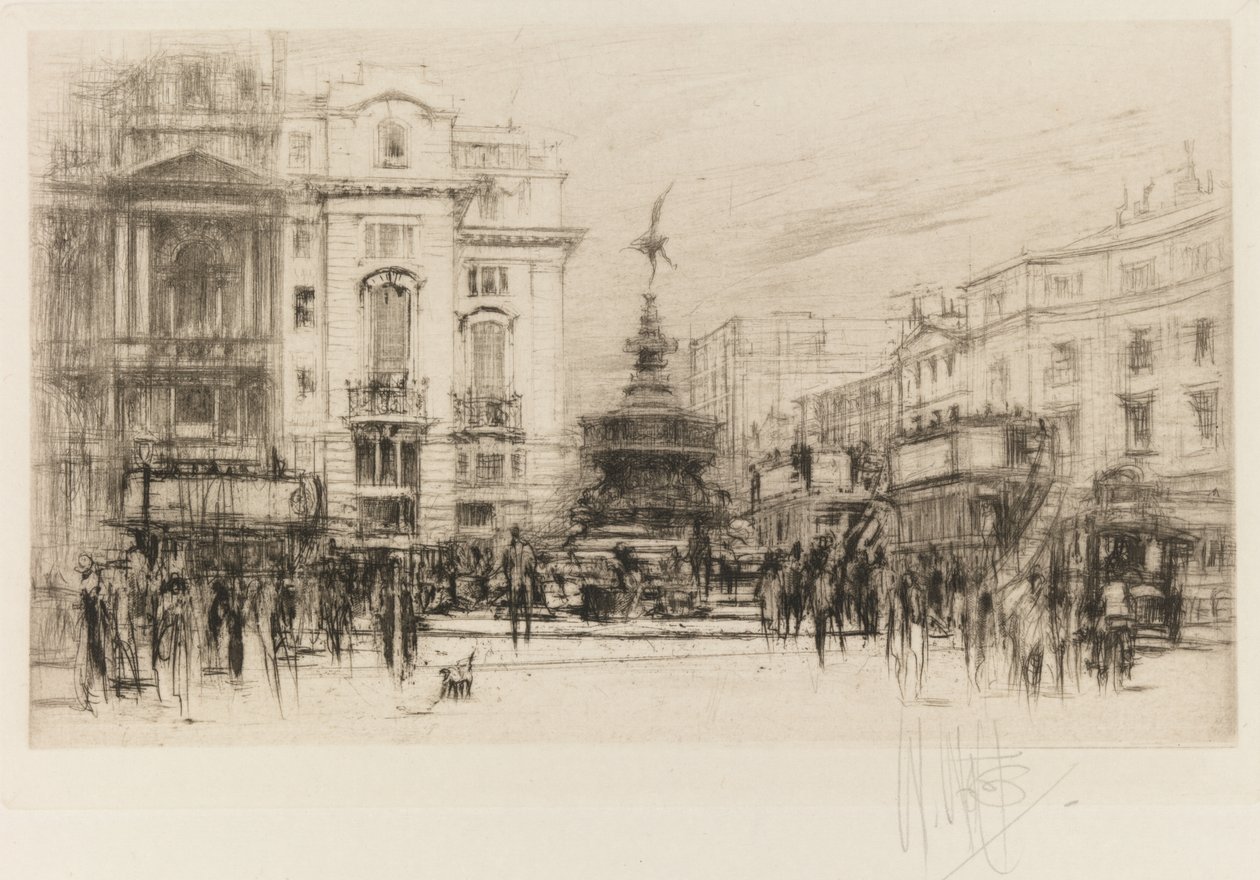 London Set: Piccadilly Circus by William Walcot