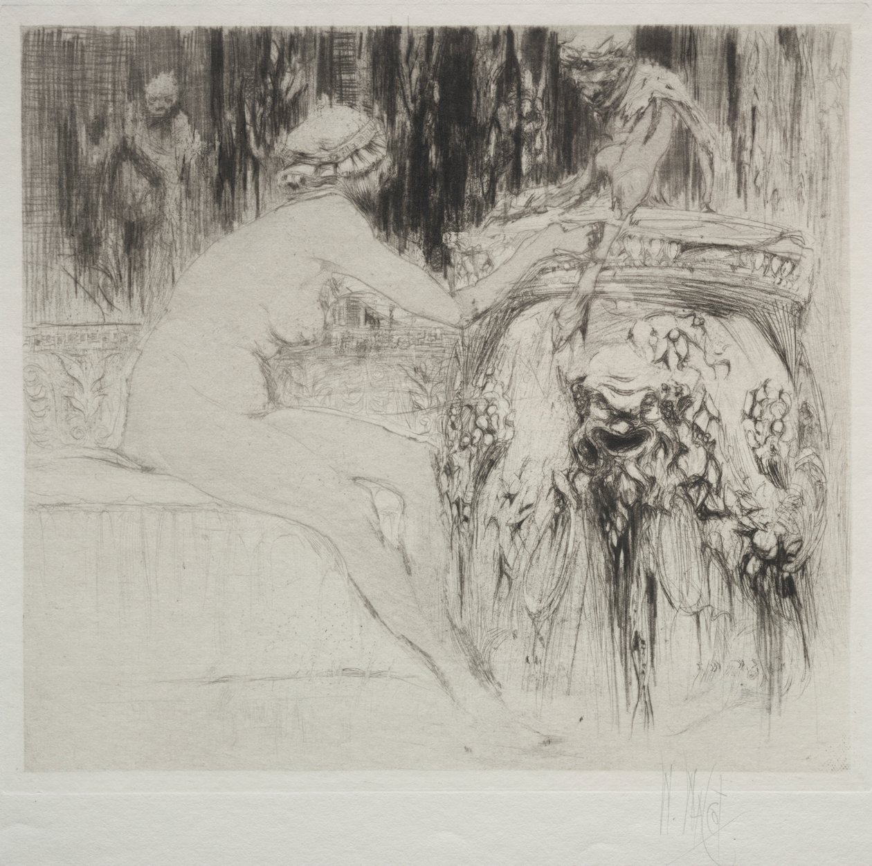 The Bacchante and the Young Faun by William Walcot