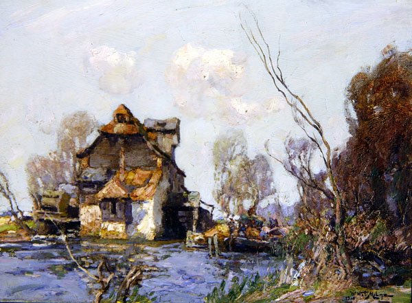 Old Mill on the Ouse by William Watt Milne