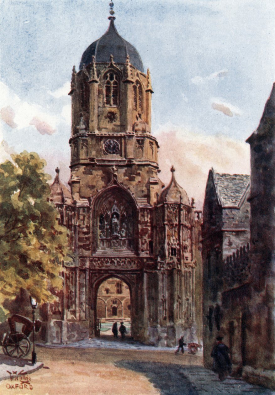 Oxford, Christchurch Gateway by William Wiehe Collins