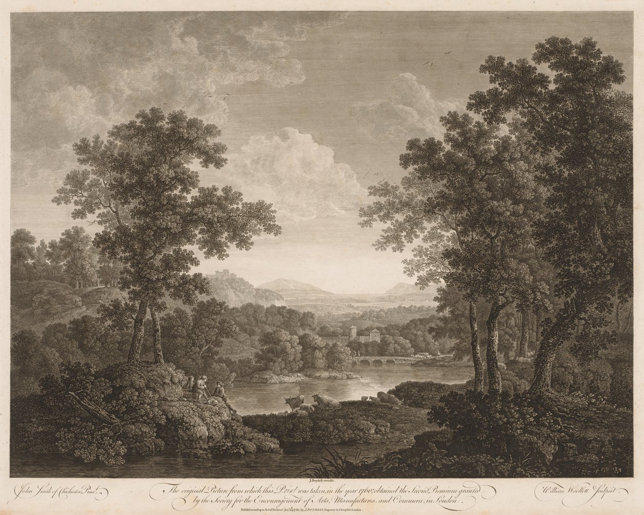 Landscape by William Woollett